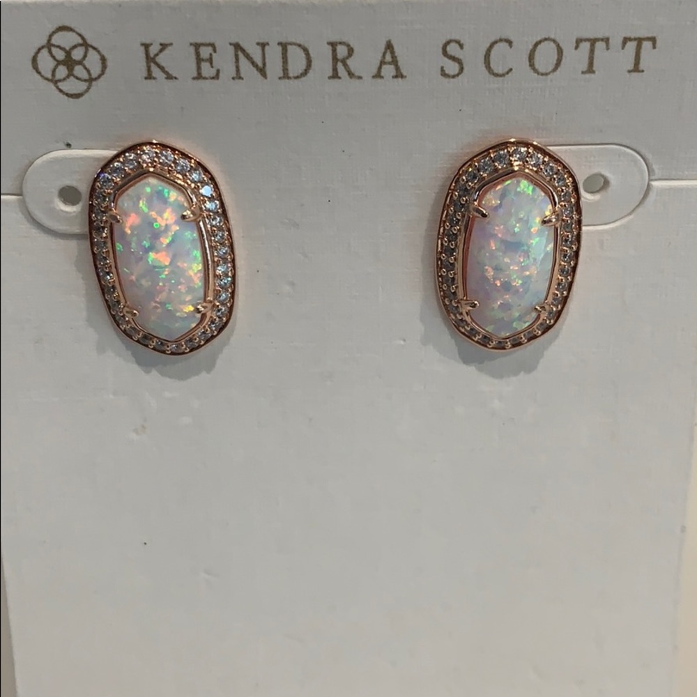 Kendra Scott Pave Elaine with opals - rare